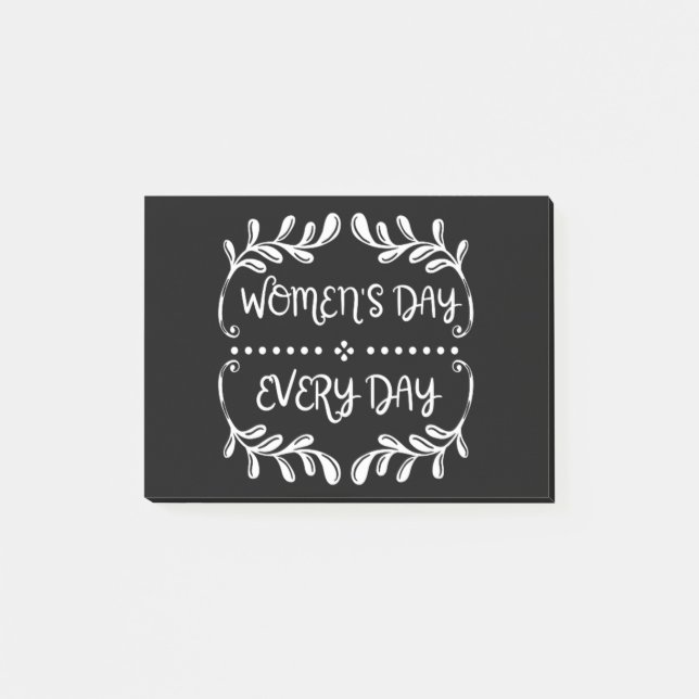 Women's Day Everyday Post-it Notes (Front)