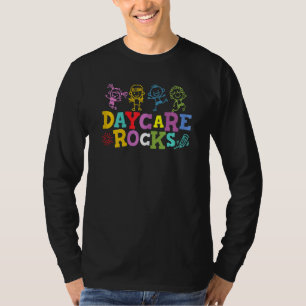 Womens Daycare Rocks Professional Toddler Chaser T-Shirt