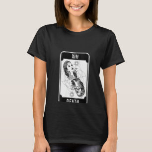 Womens Death Tarot Card Witchcraft Woman Turning T T-Shirt