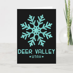 Womens Deer Valley Utah Skiing Card