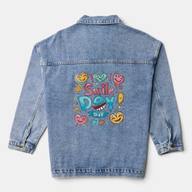 Women's Denim Jacket (Jean Jacket) (Back)