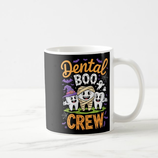 Womens Dental Boo Crew Shirt Funny Men Women Kids  Coffee Mug (Right)