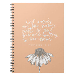 Women's Devotional Scripture Spiral Notebook