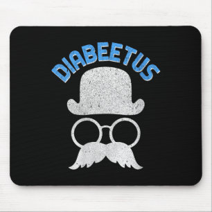 Womens Diabeetus V-neck Mouse Pad