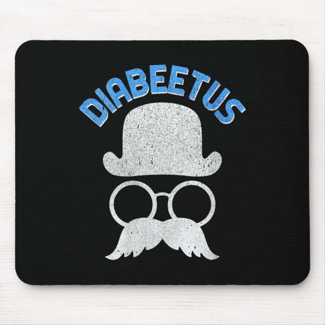Womens Diabeetus V-neck  Mouse Pad (Front)