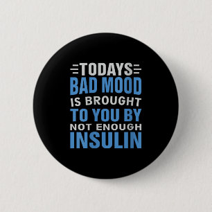Womens Diabetes Awareness Type 1 2 - Diabetic T1d 6 Cm Round Badge