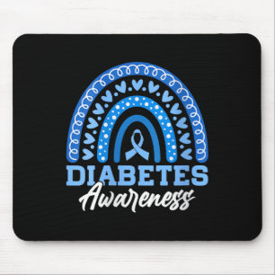 Womens Diabetes Awareness V-neck _2 Mouse Pad