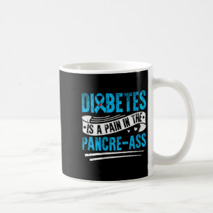Womens Diabetes Is A Pain In The Pancre- V-neck Coffee Mug