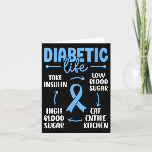 Womens Diabetic Life Low Blood Sugar Eat Entire Ki Card