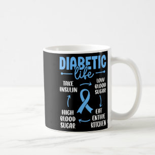 Womens Diabetic Life Low Blood Sugar Eat Entire Ki Coffee Mug