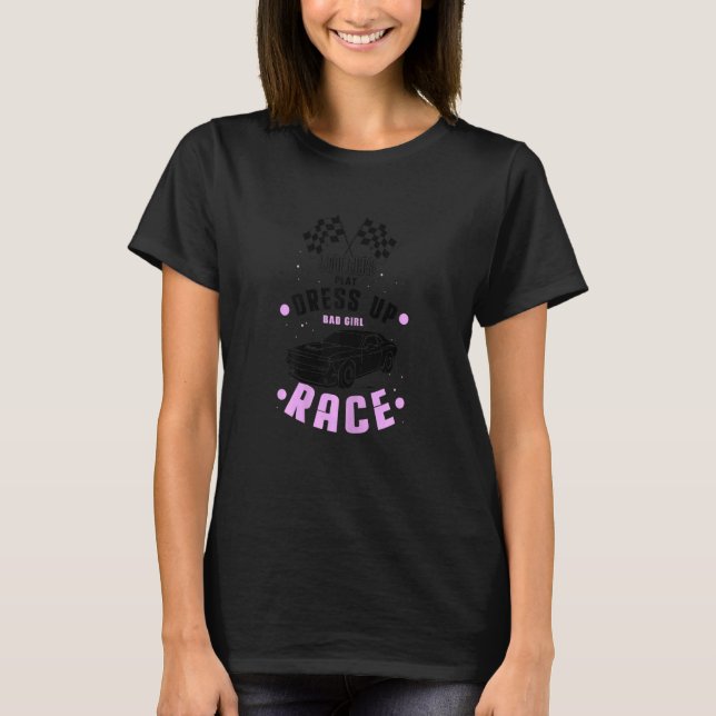 Womens Dirt Track Racing Designs for Race Track an T-Shirt (Front)