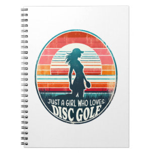 Womens Disc Golf - Frisbee Golf Female  Notebook
