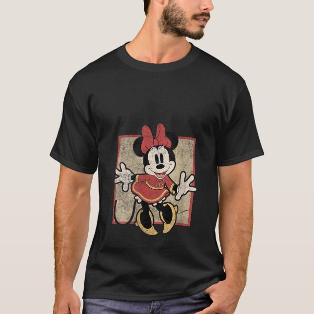 Womens Disney Mickey And Friends Lunar New Year Mi T-Shirt (Front)