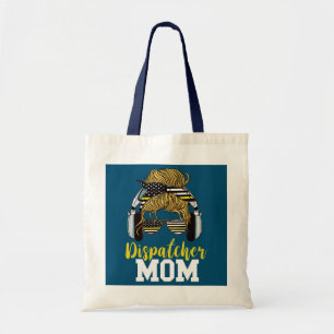 Womens Dispatcher Mum Thin Yellow Line Mother On Tote Bag