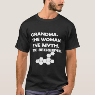 Womens Distressd Grandma The Women The Myth The Be T-Shirt