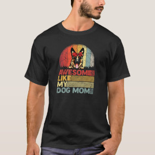 Womens Distressed German Shepherd Tee Awesome Like