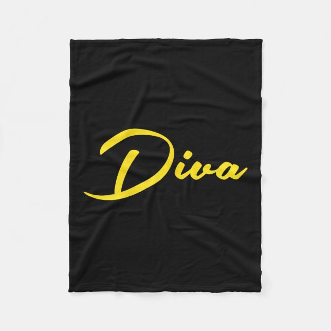 Womens Diva  Fleece Blanket (Front)