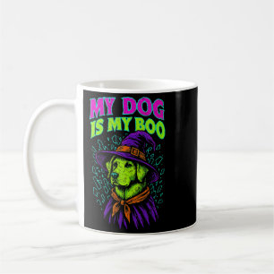 Womens Dog Is Boo Witch - Dog Witch Halloween Coffee Mug