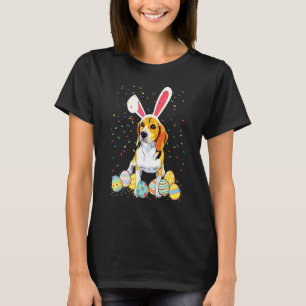Womens Dog Mum Presents Cute Bunny Dachshund Eggs T-Shirt