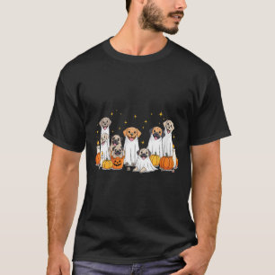 Womens Dogs Ghosts Cute Dogs Dressed As Ghost T-Shirt