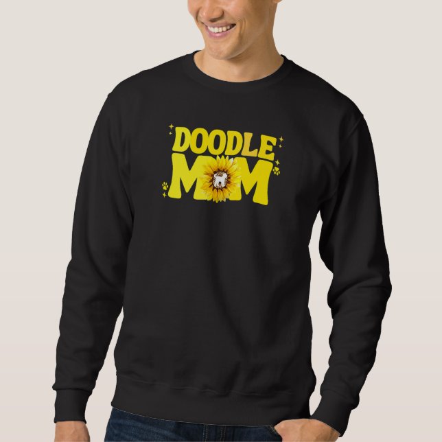 Womens Doodle Mom Labradoodle Bernedoodle Goldendo Sweatshirt (Front)