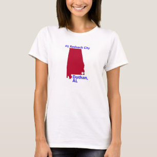 Women's Dothan, #1 Redneck City in Alabama T Shirt