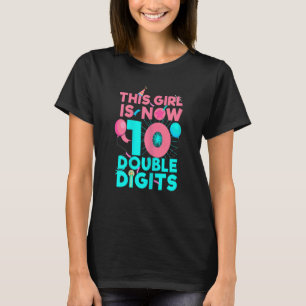 Womens Double Digits 10th Birthday Surprise Perfec T-Shirt