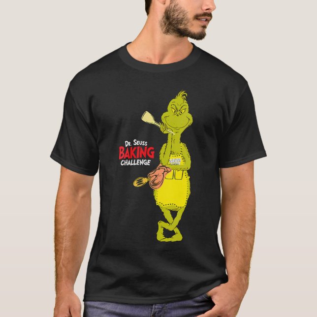 Womens Dr. Seuss Baking Challenge The Grinch T-Shirt (Front)