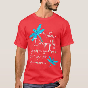 Womens Dragonfly spiritual faith dragonflies lover T-Shirt