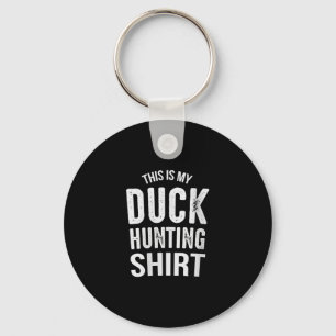 Womens Duck Hunting Gift My Dog Walking Key Ring