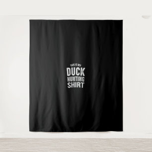 Womens Duck Hunting Gift My Dog Walking Tapestry