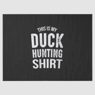 Womens Duck Hunting Gift My Dog Walking Tissue Paper
