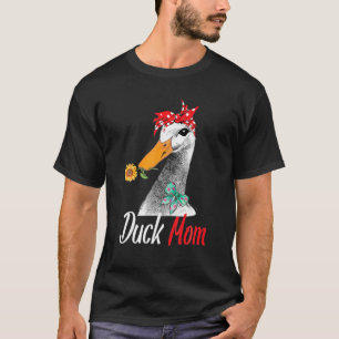 Women's Duck Mum Mother Mummy Farm Animal Funny T-Shirt