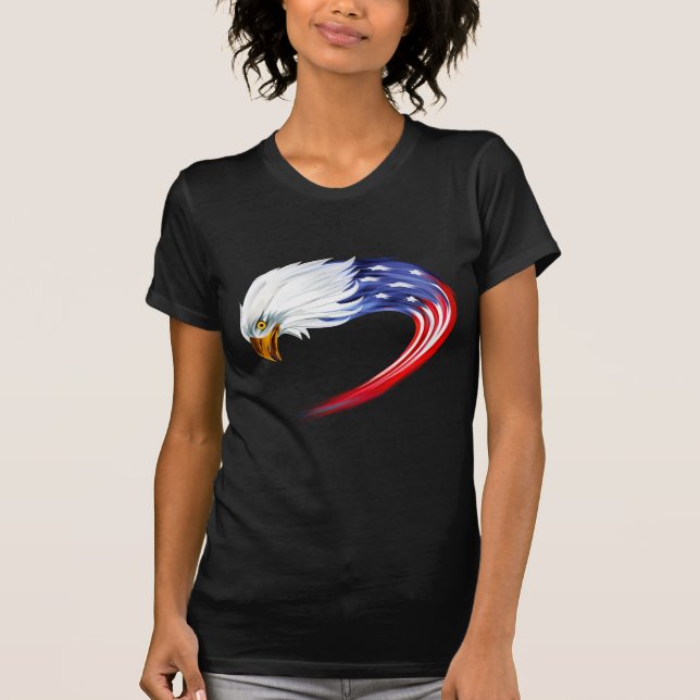 Women's Eagle Flag T-Shirt (Front)