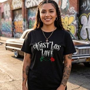 Womens East Los Love  T-Shirt