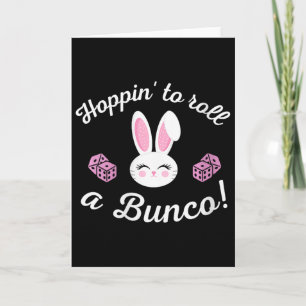 Womens Easter Bunco Hoppin To Roll A Bunco Dice Bu Card