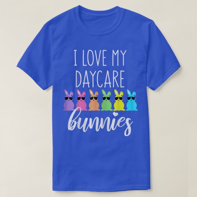 Womens Easter Daycare Teacher Provider I Love My D T-Shirt (Design Front)