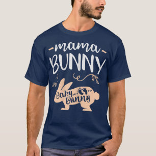 Womens Easter Mama Bunny Women Mum Pregnancy Anno T-Shirt