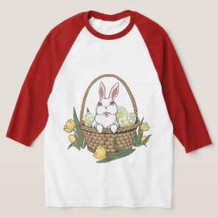 Women's Easter Shirt Easter Bunny Basket Jersey