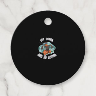 Womens Eat Drink And Be Scary Halloween  Favour Tags