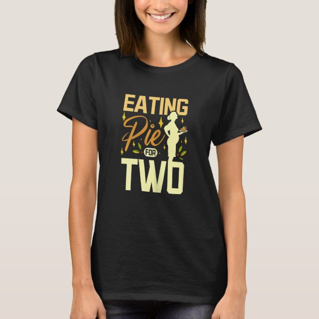 Womens Eating pie for two T-Shirt (Front)