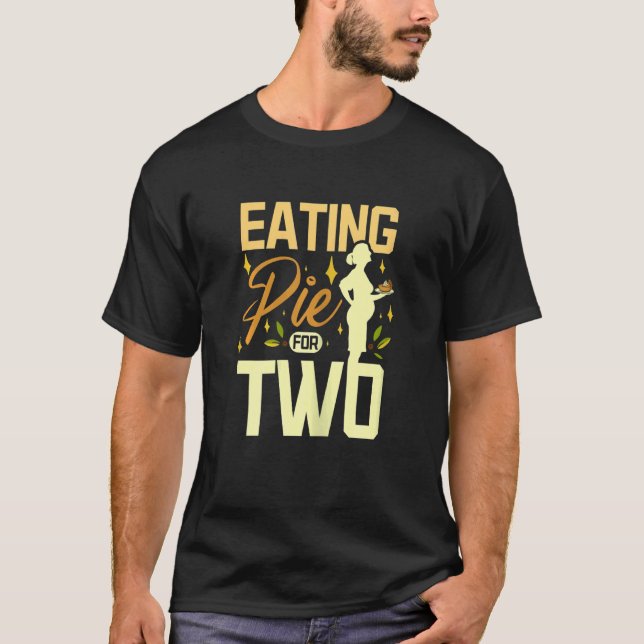 Womens Eating pie for two T-Shirt (Front)