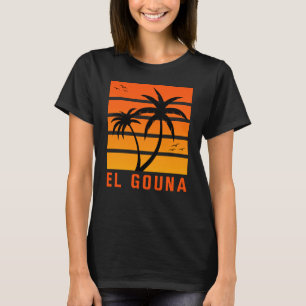 Women's El Gouna Vintage Orange Sunset T-Shirt