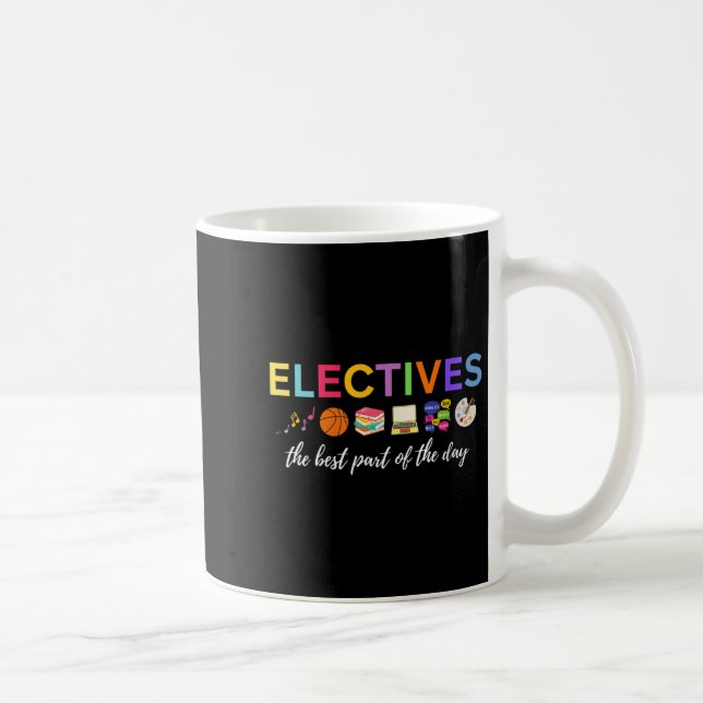 Womens Electives The Part Of The Day V-neck  Coffee Mug (Right)