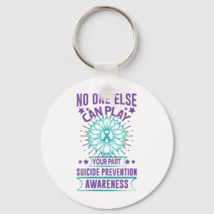 Womens Else Can Play Your Part Suicide Prevention Key Ring