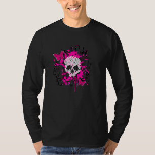 Womens Emo Gothic Pagan Satanic Atheist Anti Churc T-Shirt