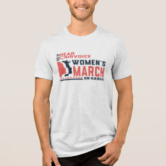 Women's Empowerment Art on Hawaii Tri-Blend Shirt