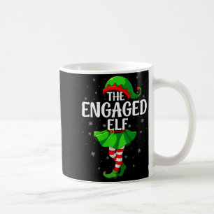 Womens Engaged Elf Christmas Girls Women Elf Squad Coffee Mug