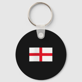 Womens England Flag British Uk English Cross Flags Key Ring