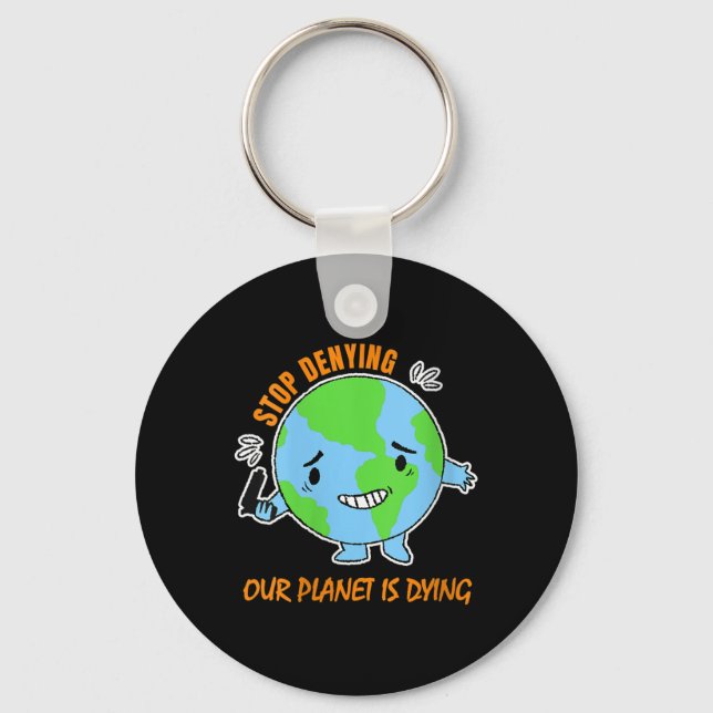 Womens Environmental Protection Climate Change Key Ring (Front)